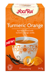 Pomerančovo-kurkumový čaj BIO (17 x 2 g) 34 g - YOGI TEA
